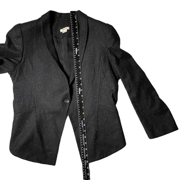 Womens‎ Blazer Helmut Lang Size 12 Wool Blend Black White Tux - Picture 11 of 11